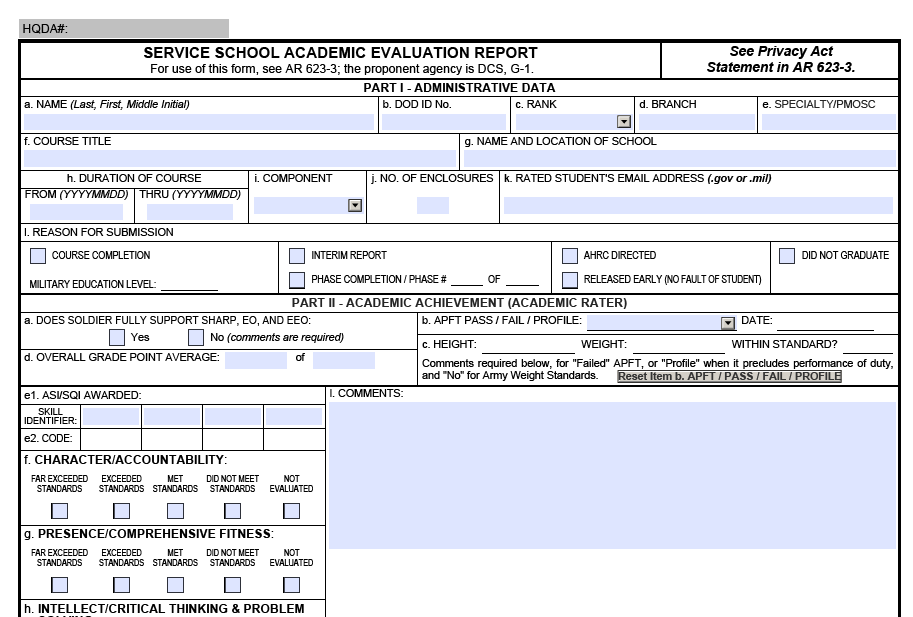 DA FORM 1059 Fillable Army Pubs 1059 PDF DA Forms 2024