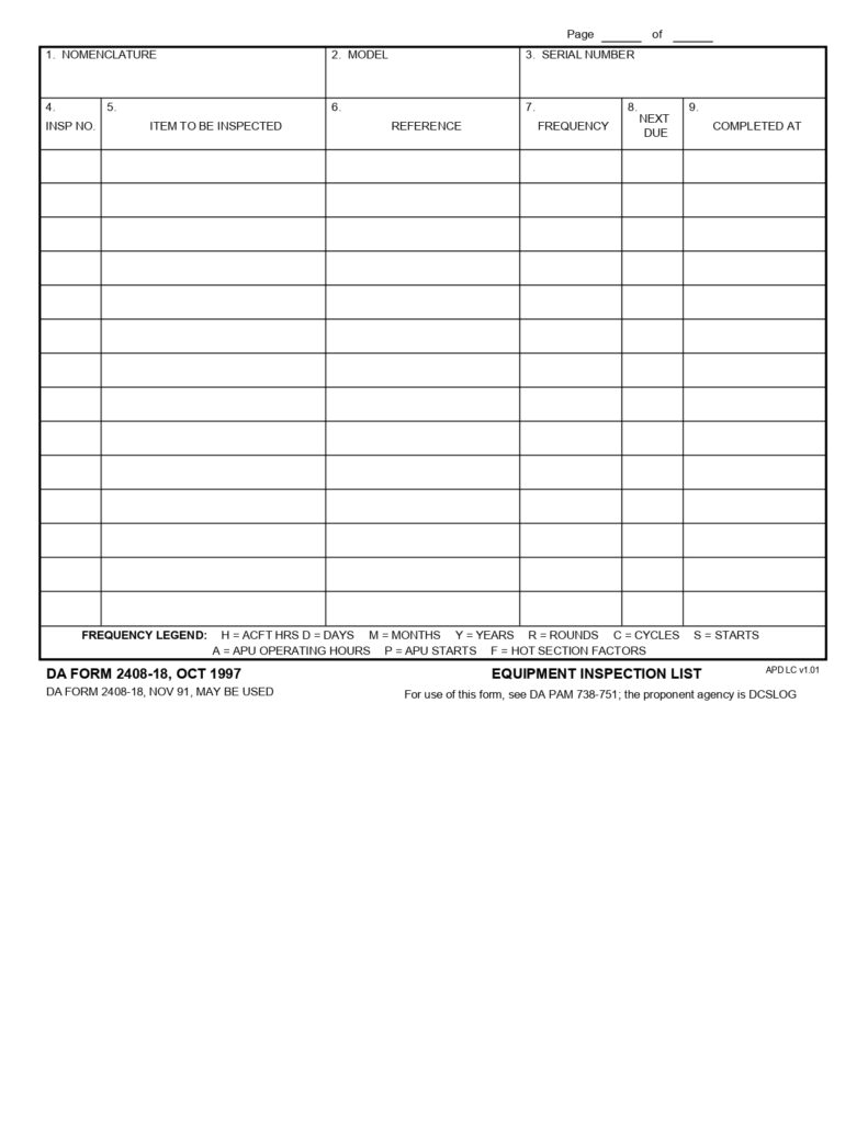 DA FORM 2408-18 - Equipment Inspection List_page-0001