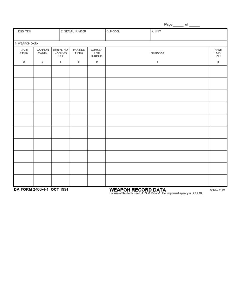 DA FORM 2408-4-1 - Weapon Record Data_page-0001