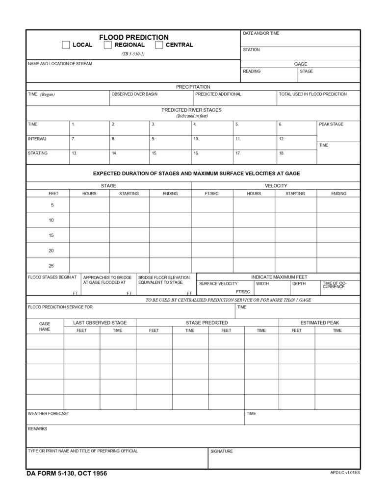 DA FORM 5-130 Flood Prediction - Local, Regional, Central_page-0001