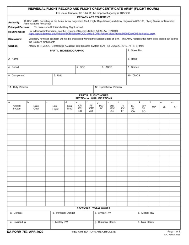 DA FORM 759 - Individual Flight Record And Flight Crew Certificate-Army (Flight Hours)_page-0001