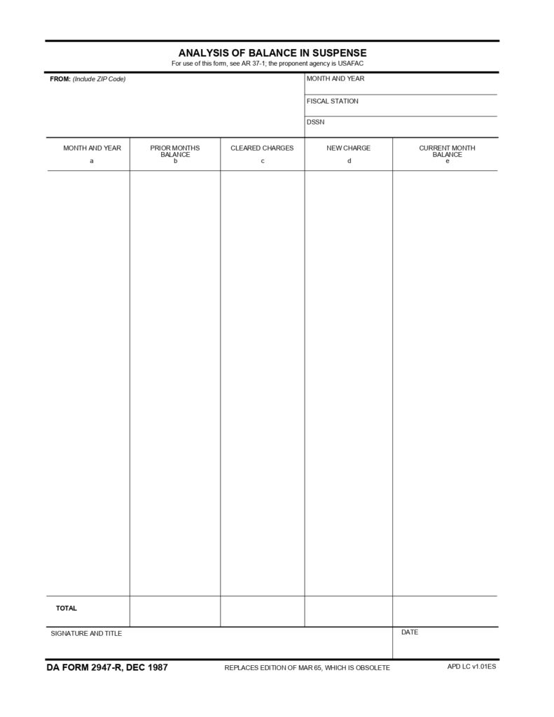 DA FORM 2947-R - Analysis Of Balances In Suspense (LRA)_page-0001