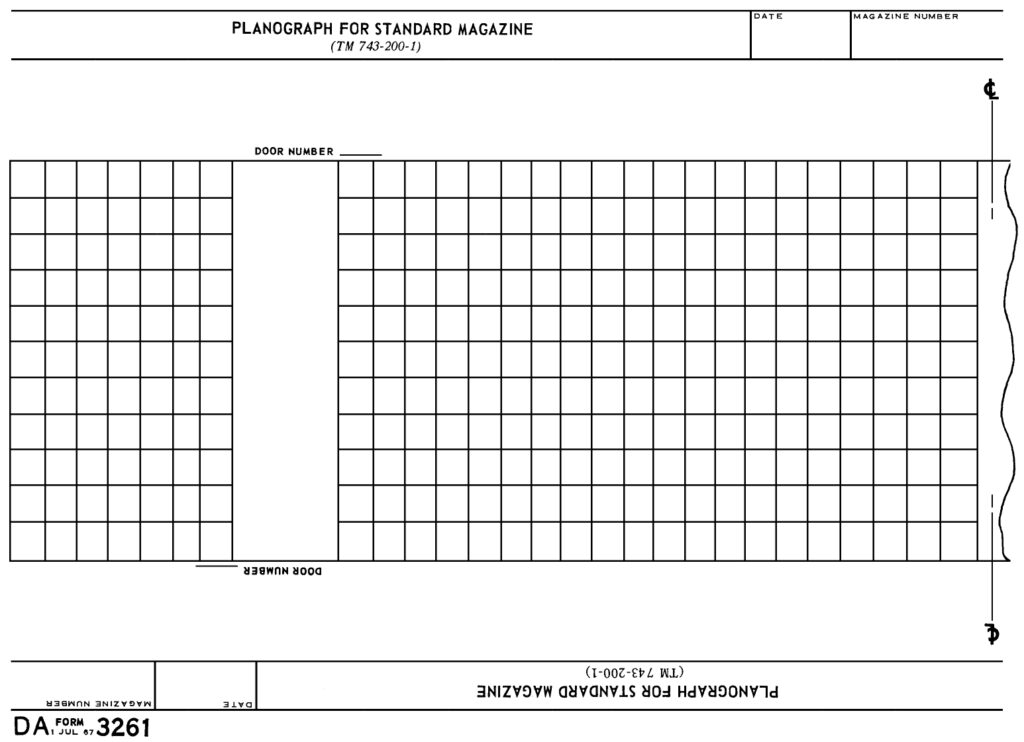 DA FORM 3261 - Planograph For Standard Magazine (Ammunition)_page-0001