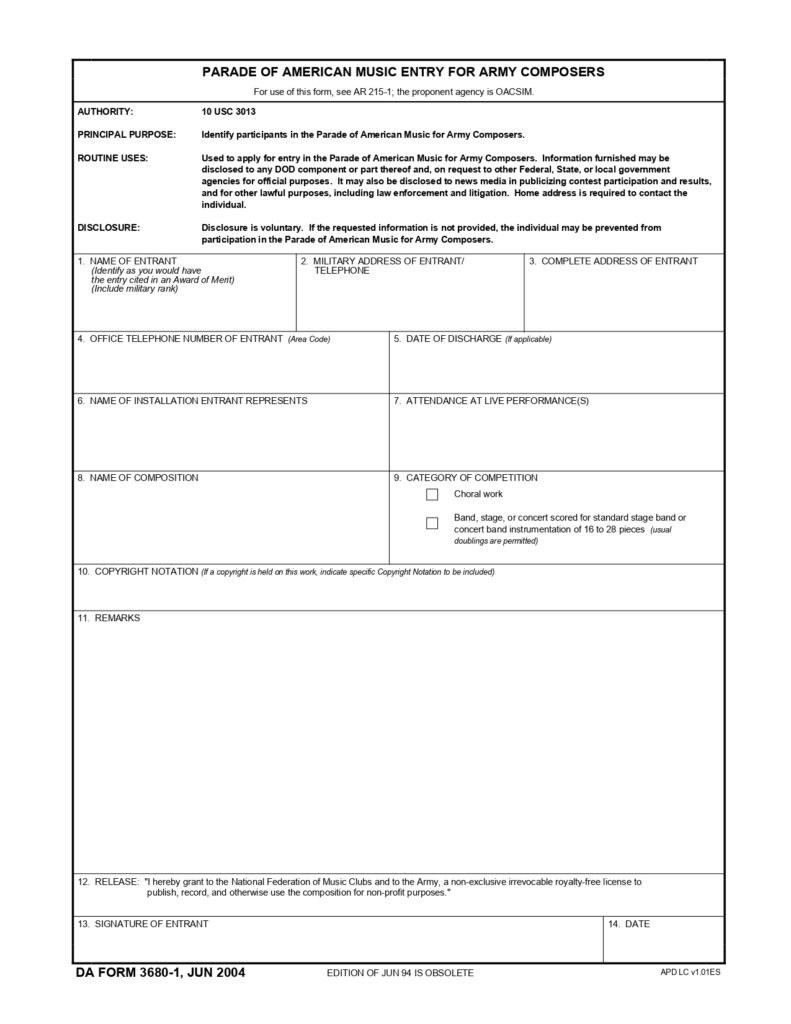 DA FORM 3680-1 - Parade Of American Music Entry For Army Composers_page-0001