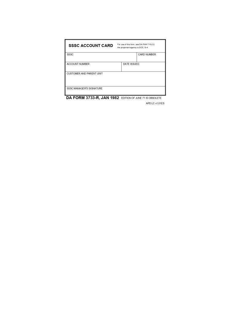 DA FORM 3733-R - Self-Service Supply Center Account Card (LRA)_page-0001