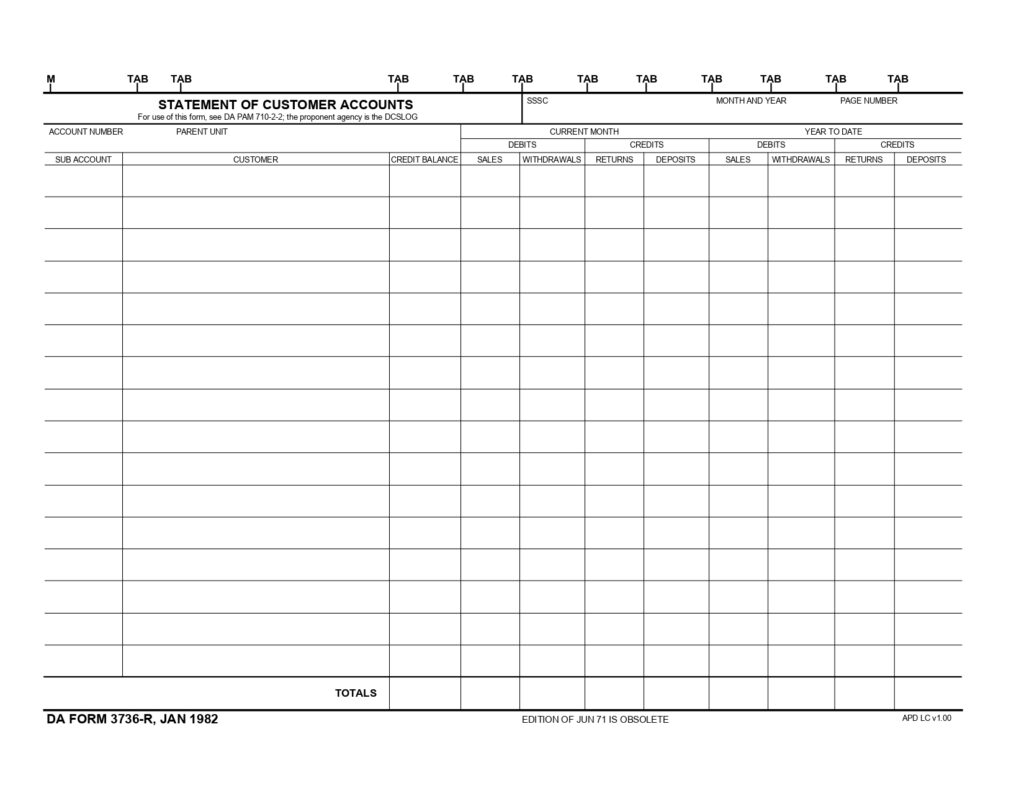 DA FORM 3736-R - Statement Of Customer Accounts (LRA)_page-0001