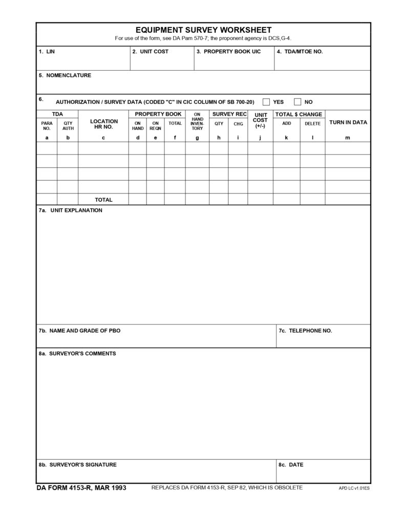 DA FORM 4153-R - Equipment Survey Work Sheet (LRA)_page-0001