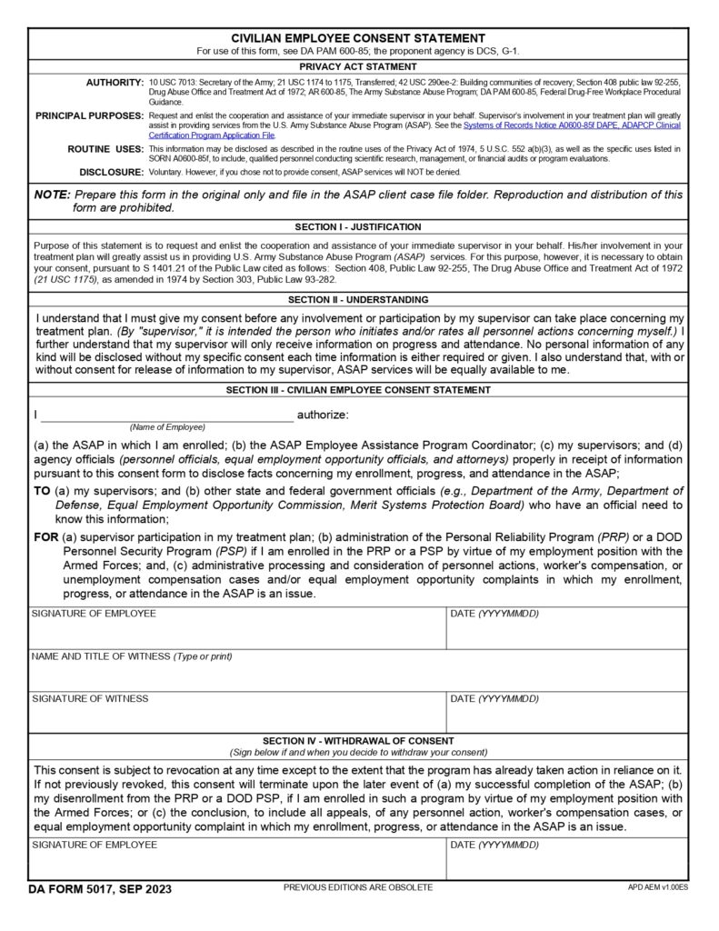 DA FORM 5017 - Civilian Employee Consent Statement_page-0001