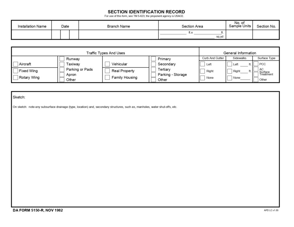 DA FORM 5150-R - Section Identification Record (LRA)_page-0001