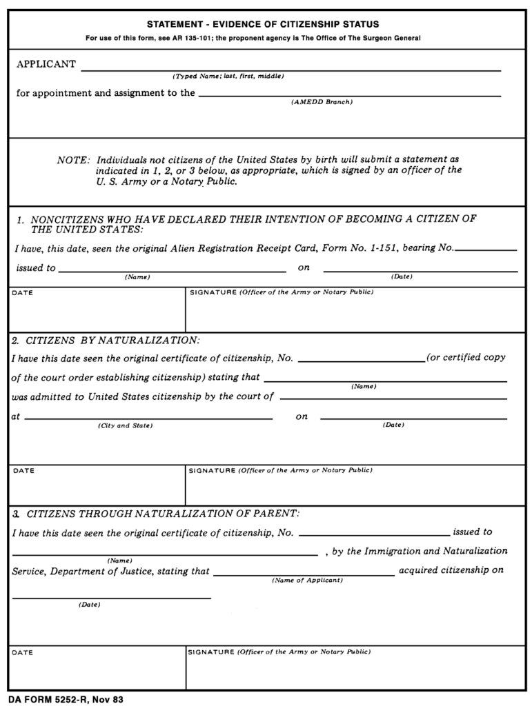 DA FORM 5252-R - Statement - Evidence Of Citizenship Status (LRA)_page-0001