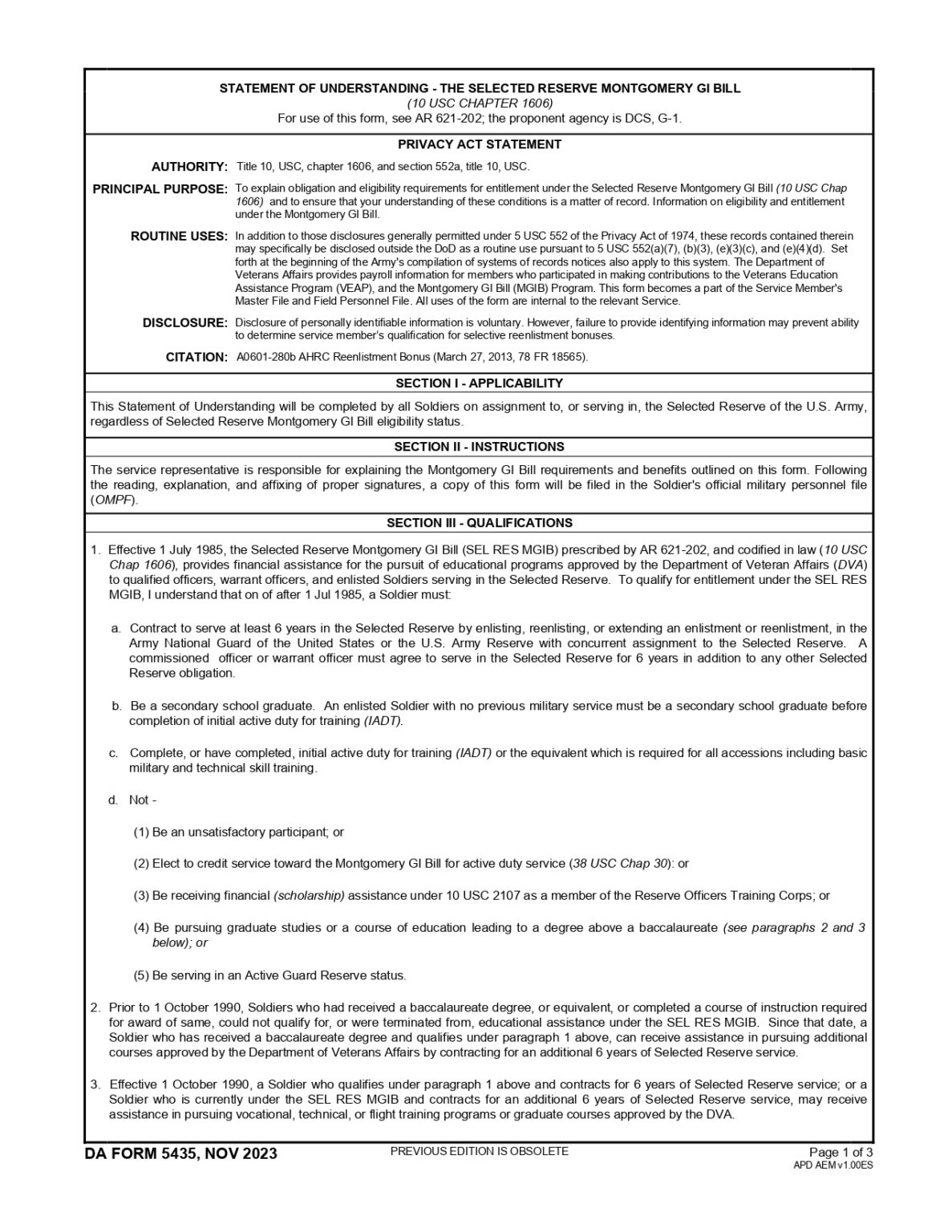 DA FORM 5435 Fillable - Army Pubs 5435 PDF | DA Forms 2024