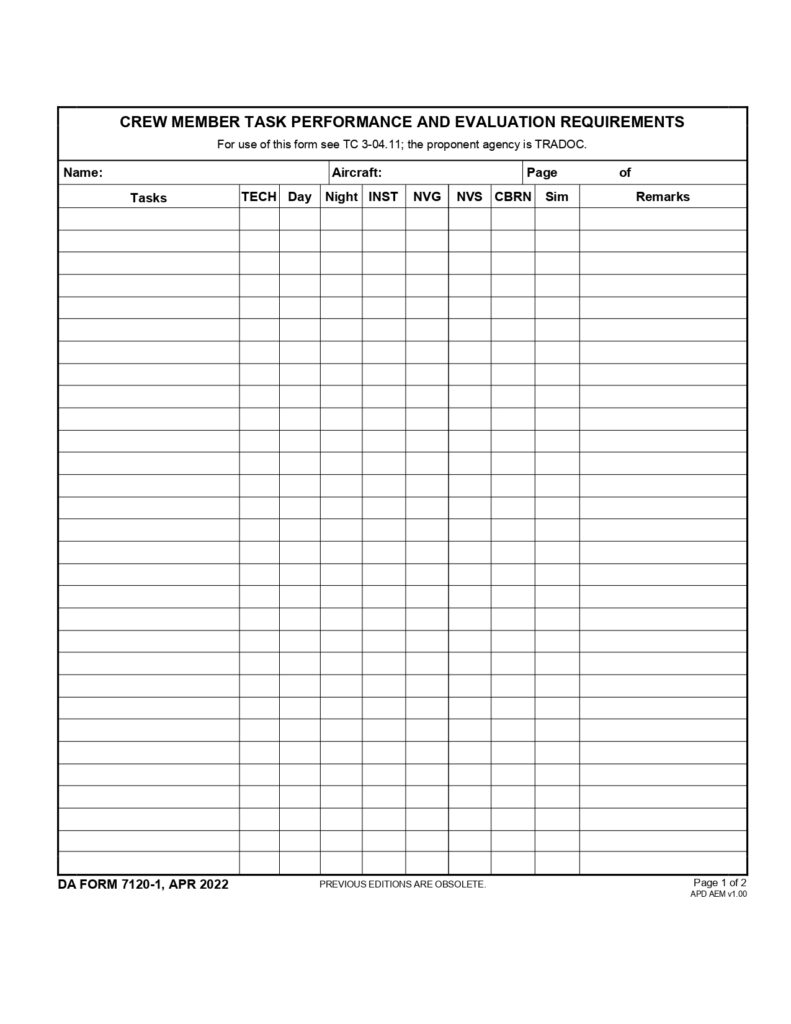 DA FORM 7120-1 - Crew Member Task Performance And Evaluation Requirements_page-0001