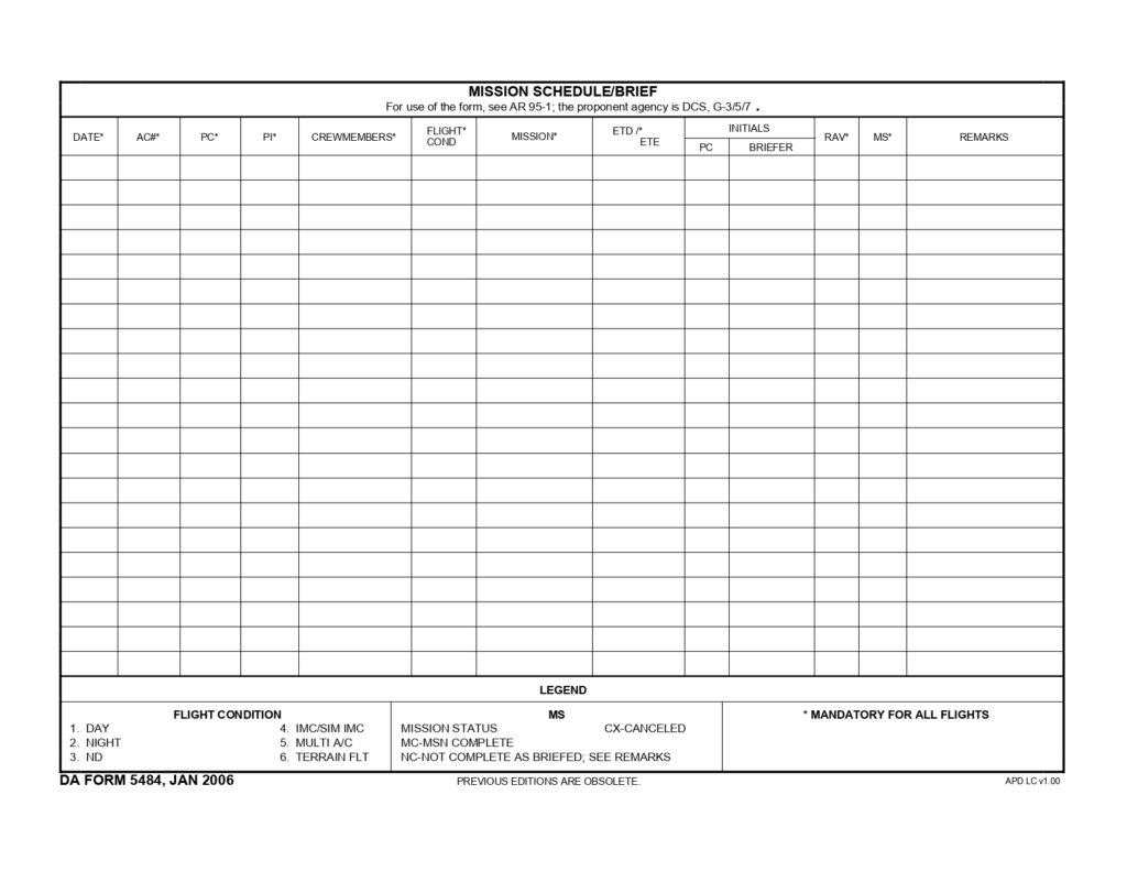 DA FORM 5484 - Mission Schedule-Brief_page-0001