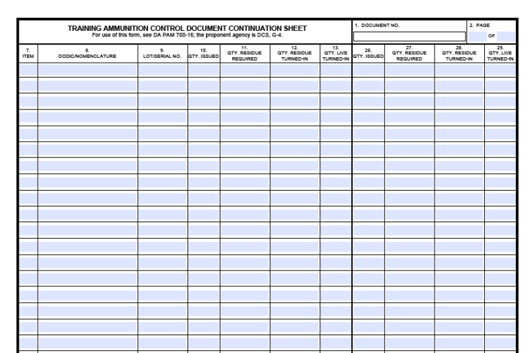 DA FORM 5515-1 Fillable - Army Pubs 5515-1 PDF | DA Forms 2024