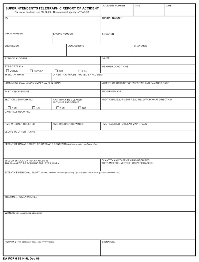 DA FORM 5614-R - SuperintendentS Telegraphic Report Of Accident (LRA)_page-0001