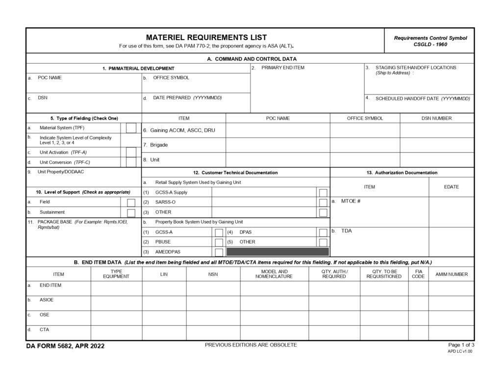 DA FORM 5682 - Materiel Requirements List_page-0001