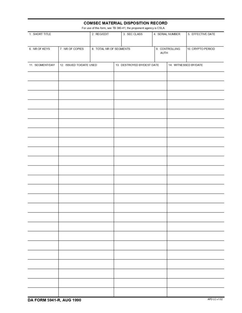 DA FORM 5941-R - Comsec Material Disposition Record (LRA)_page-0001